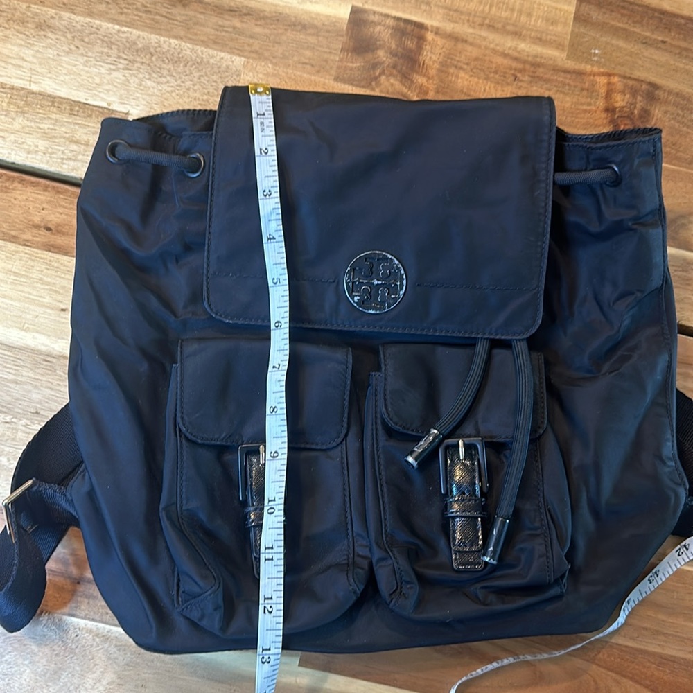 Tory Burch Black Nylon Backpack - Picture 13 of 13